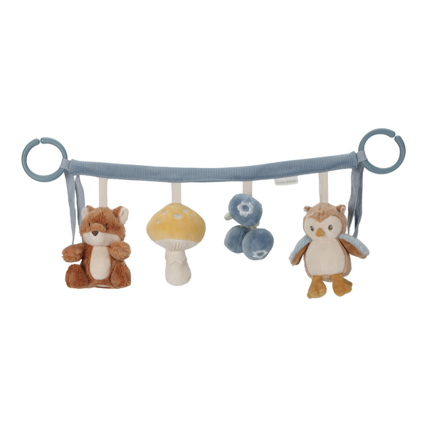 Little Dutch Soft Activity Pram Chain – Forest Friends