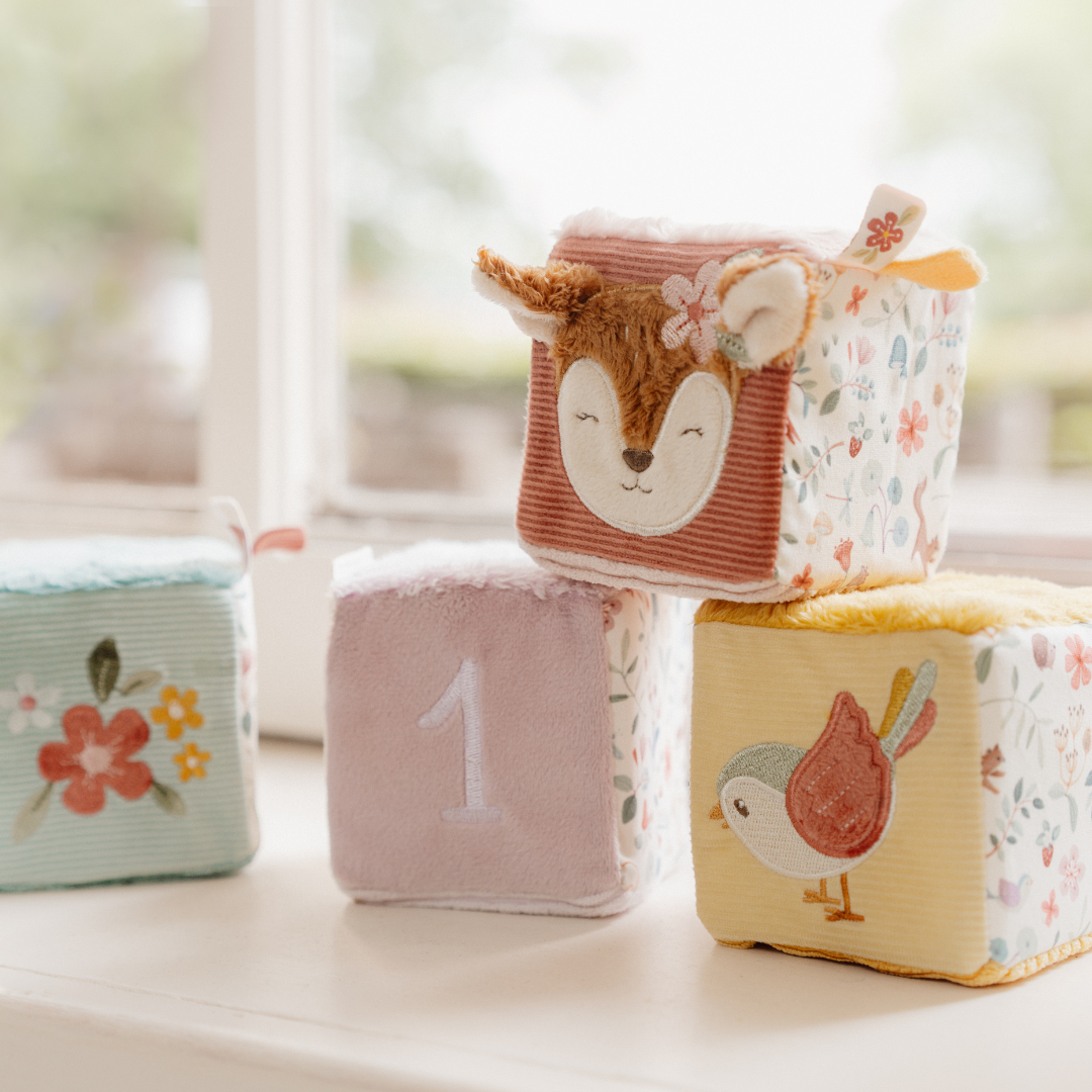 Little Dutch Soft Cubes – Fairy Garden (Set of 4)