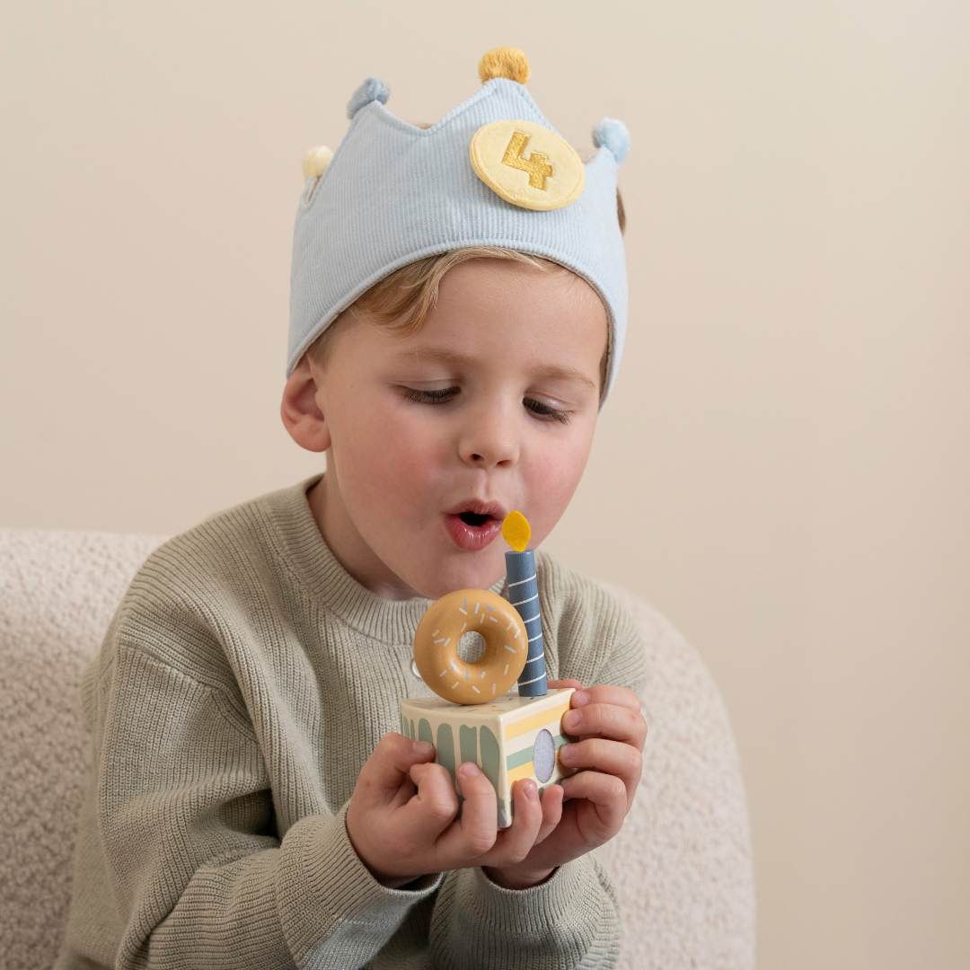 Little Dutch Birthday Crown – Blue