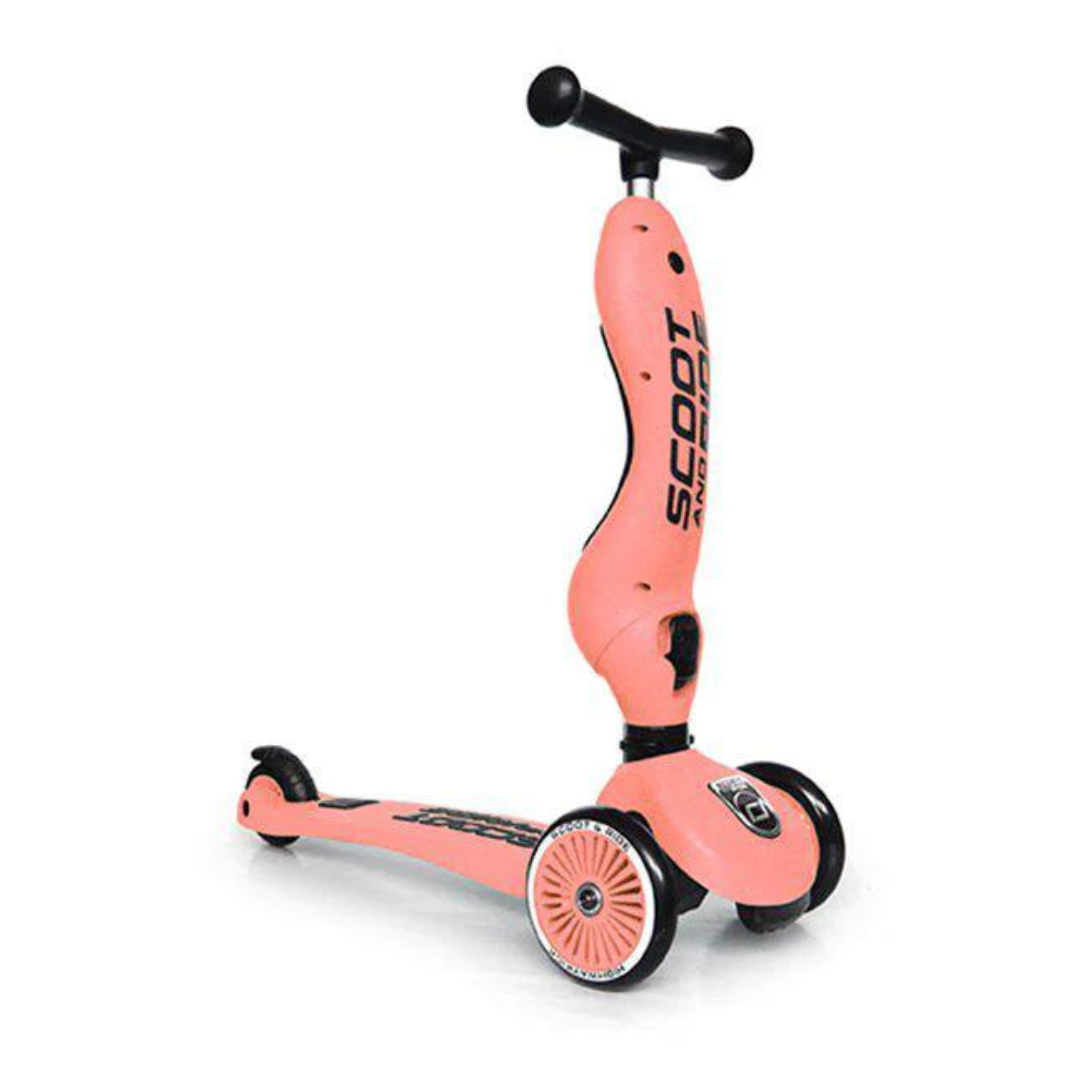 Scoot And Ride 2-in-1 Balance Bike &amp; Scooter Highwaykick 1 – Peach