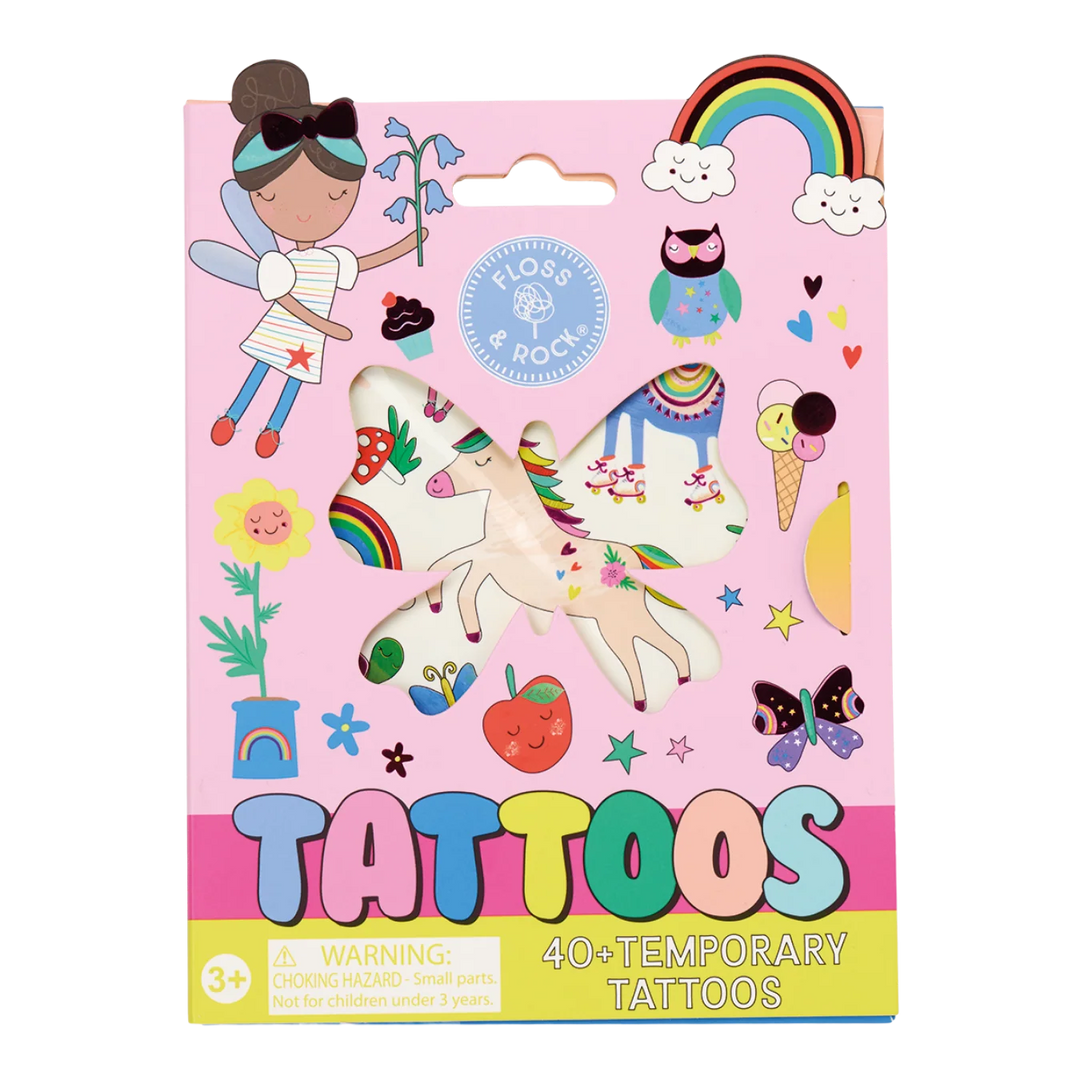 Floss &amp; Rock Temporary Tattoos – Rainbow Fairy