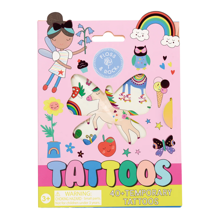Floss &amp; Rock Temporary Tattoos – Rainbow Fairy