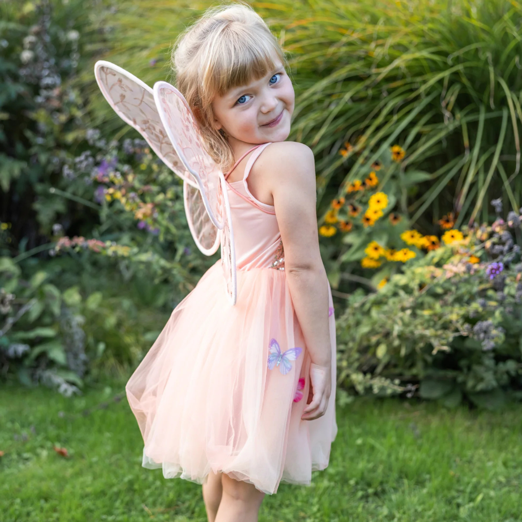 Great Pretenders Butterfly Bliss Dress – Peach