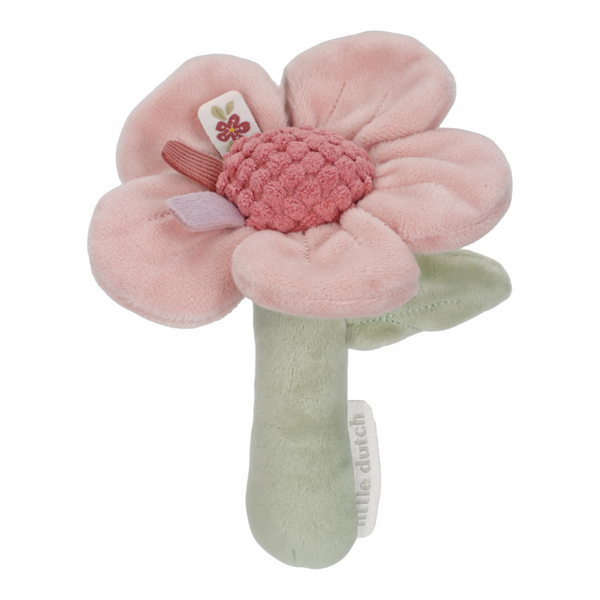 Little Dutch Pink Flower Rattle – Fairy Garden