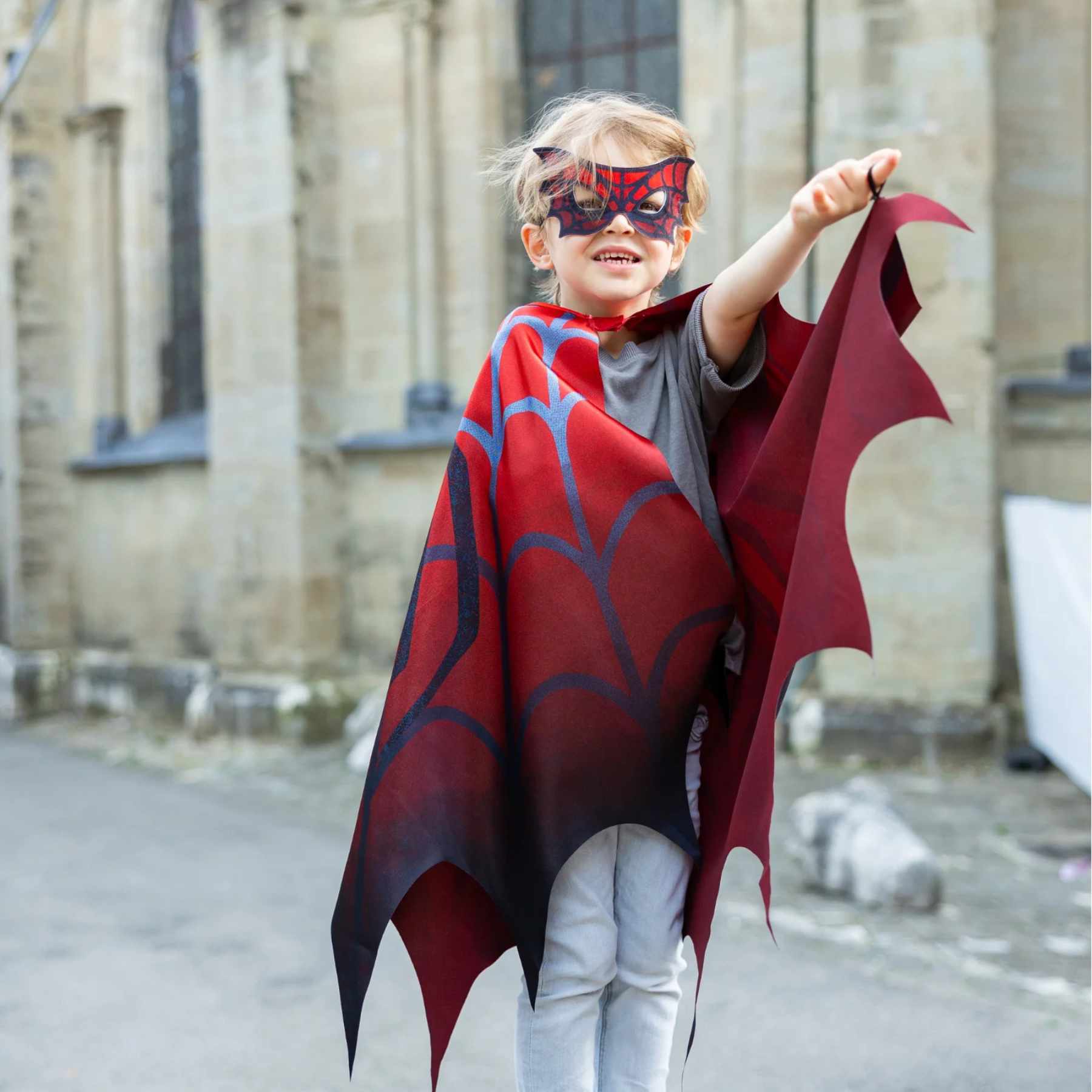 Great Pretenders Web Weaver Soft Wings & Mask