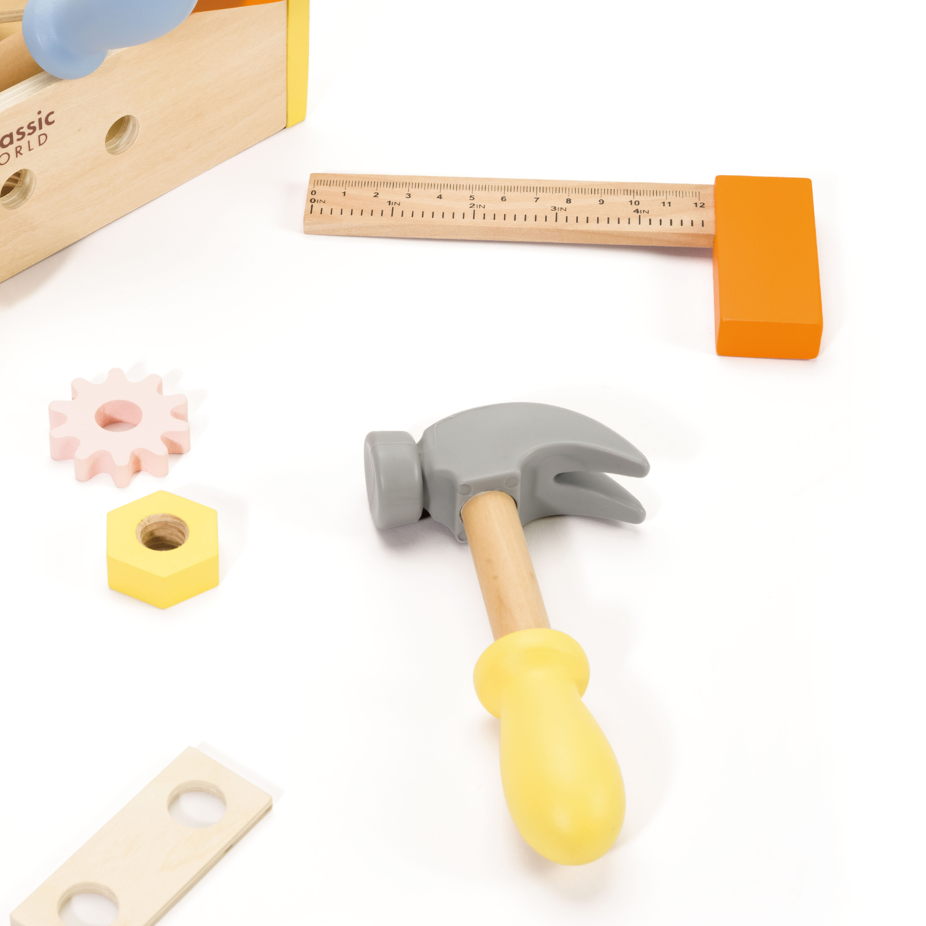 Classic World Wooden Modern Carpenter Set