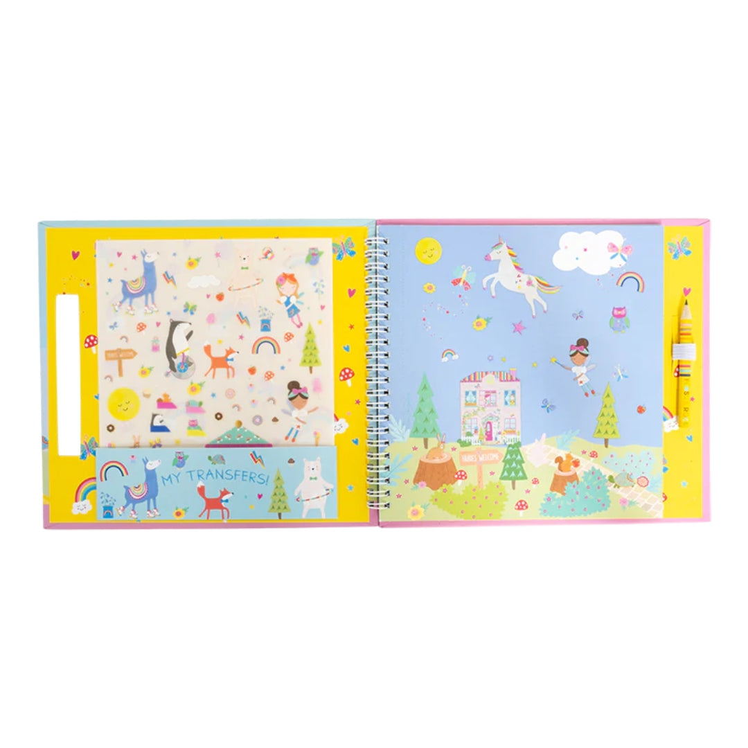 Floss &amp; Rock Transfer Fun – Rainbow Fairy