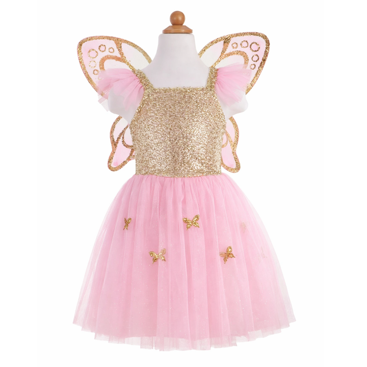 Great Pretenders Gold Butterfly Dress with Wings
