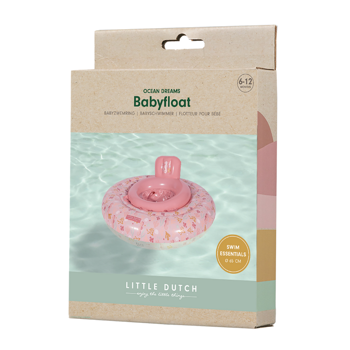 Little Dutch Inflatable Baby Float – Ocean Dreams Pink