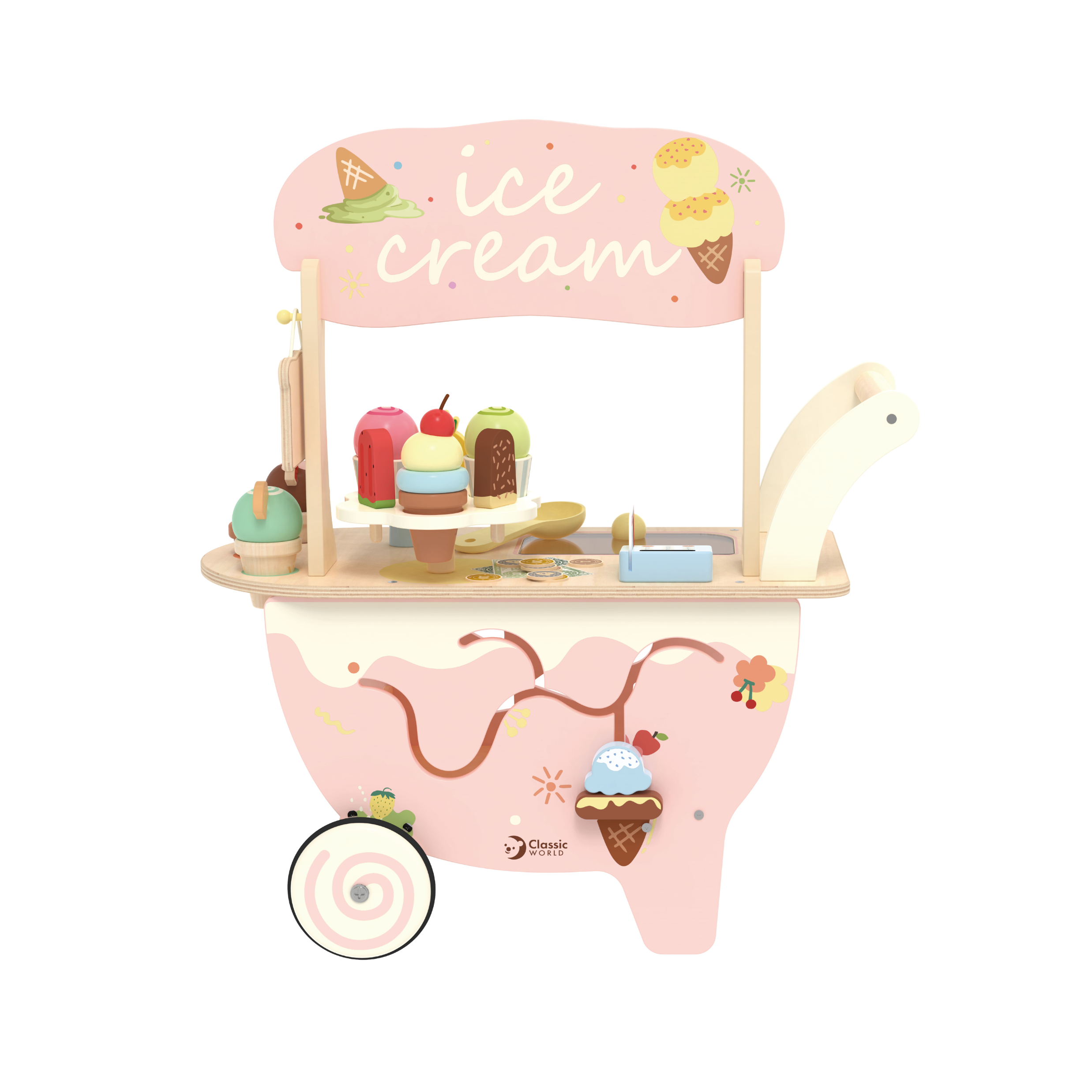 Classic World Ice Cream Cart