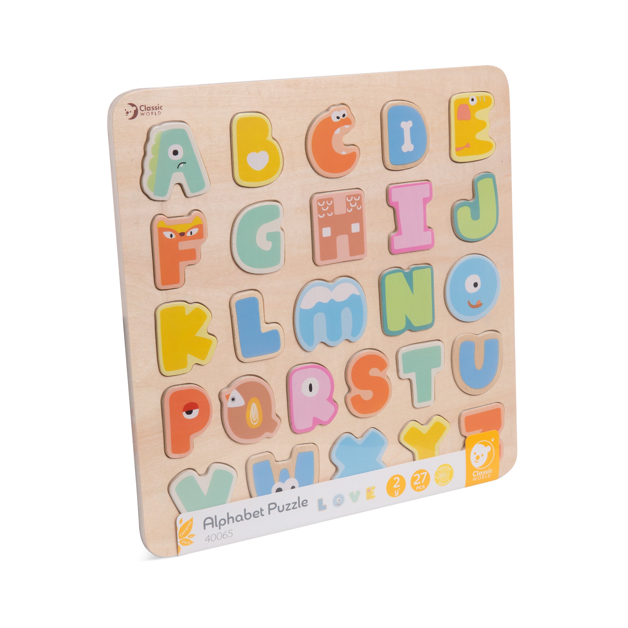 Classic World Wooden Puzzle – Alphabet