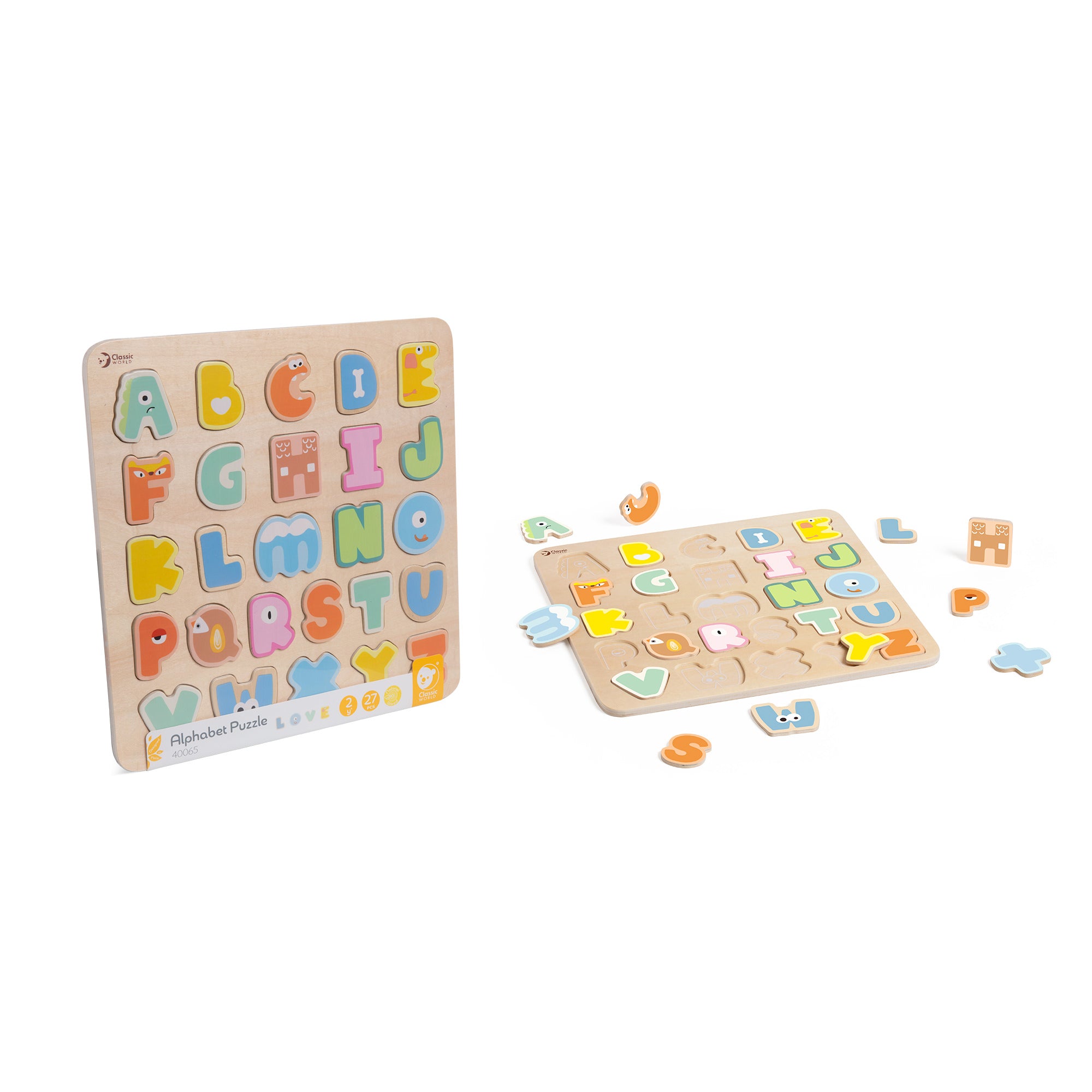 Classic World Wooden Puzzle – Alphabet