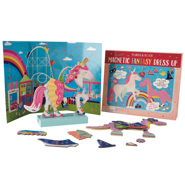 Floss &amp; Rock Wooden Magnetic Dress Up – Fantasy Pets