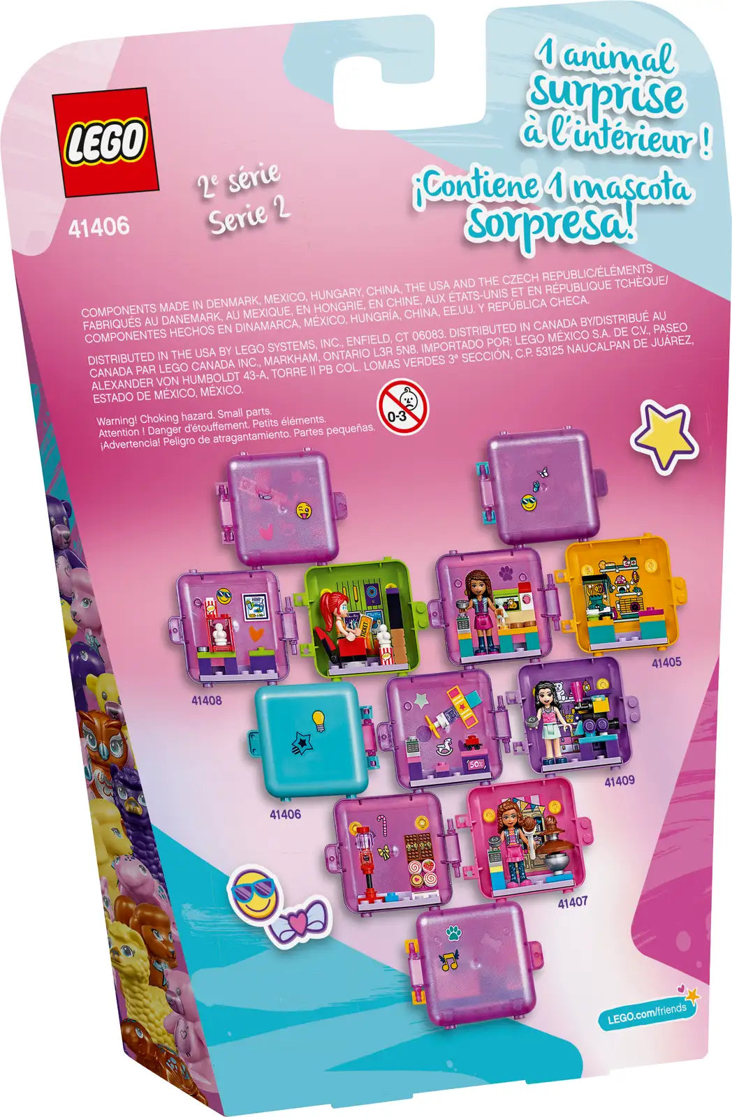 LEGO® Friends Stephanie’s Shopping Play Cube | 41406
