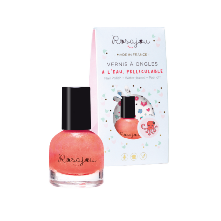 Rosajou Peel Off Nail Polish – Coral