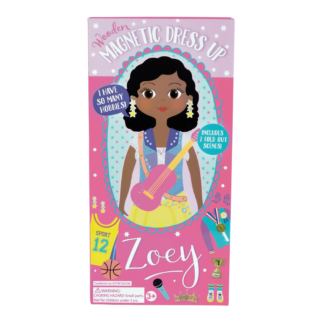 Floss &amp; Rock Wooden Magnetic Dress Up Doll – Zoey