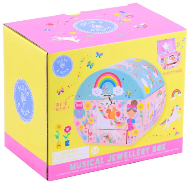 Floss &amp; Rock Musical Jewellery Box – Rainbow Fairy