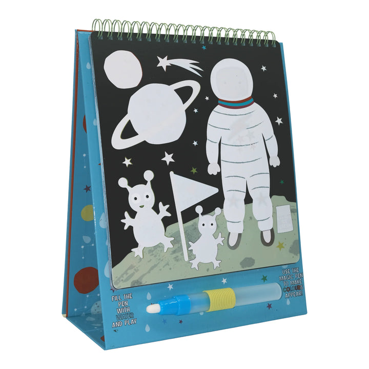 Floss &amp; Rock Magic Colour Changing Water Card Easel &amp; Pen – Space