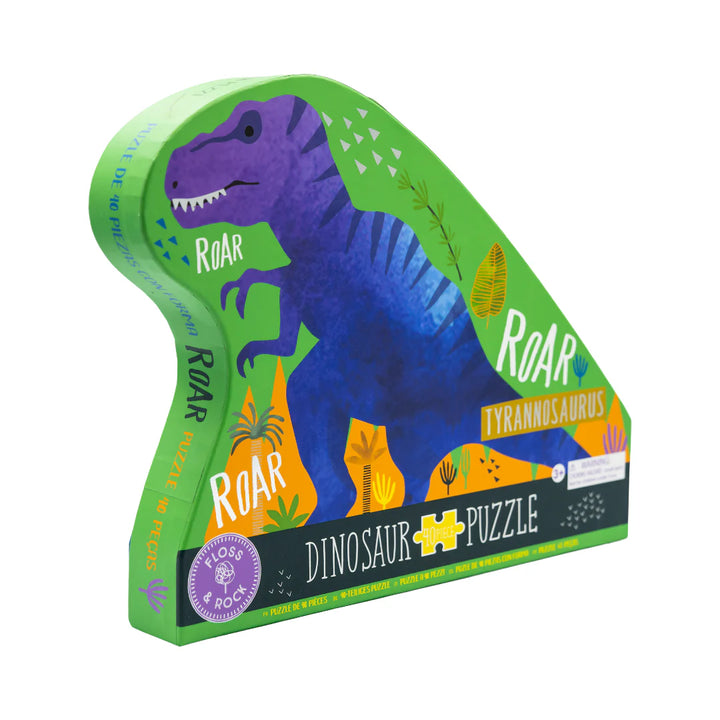 Floss &amp; Rock Dinosaur Shaped Puzzle – 40 Piece