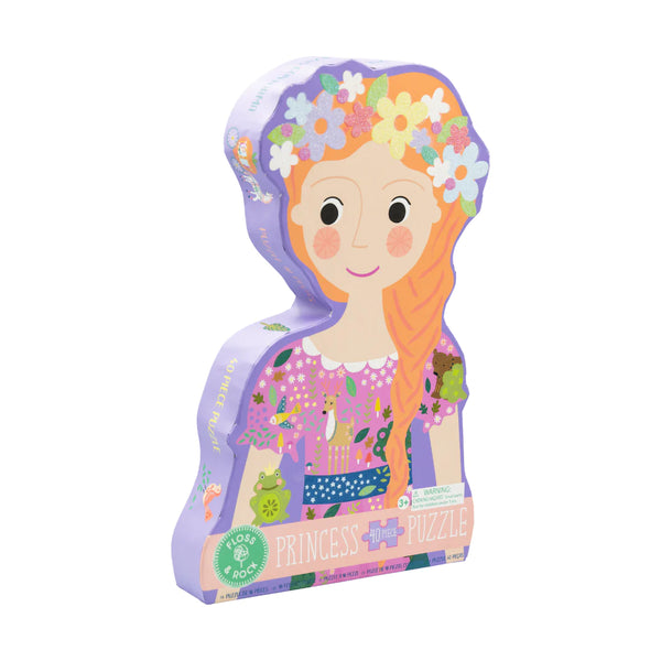 Floss & Rock Fairytale Princess Shaped Puzzle – 40 Piece