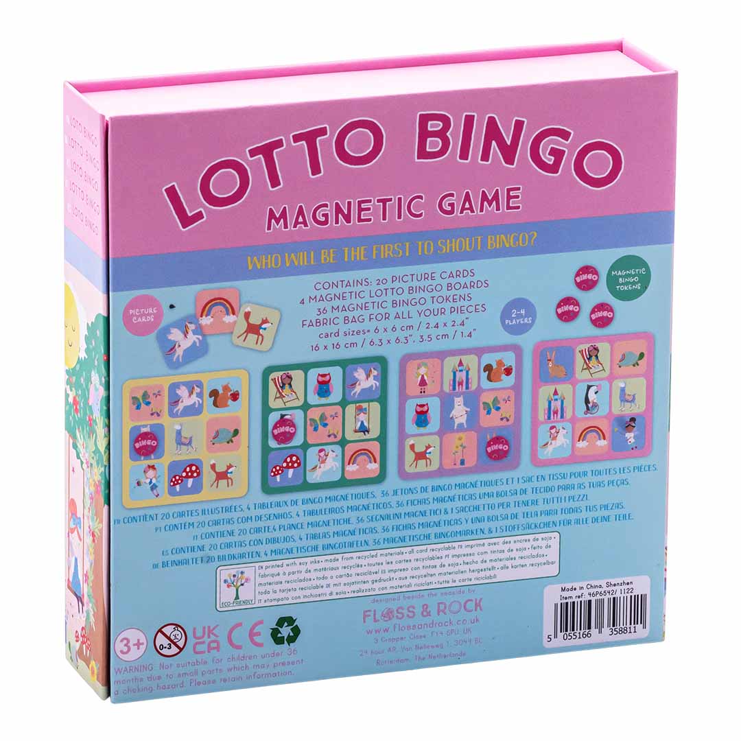 Floss & Rock Magnetic Lotto Bingo – Rainbow Fairy