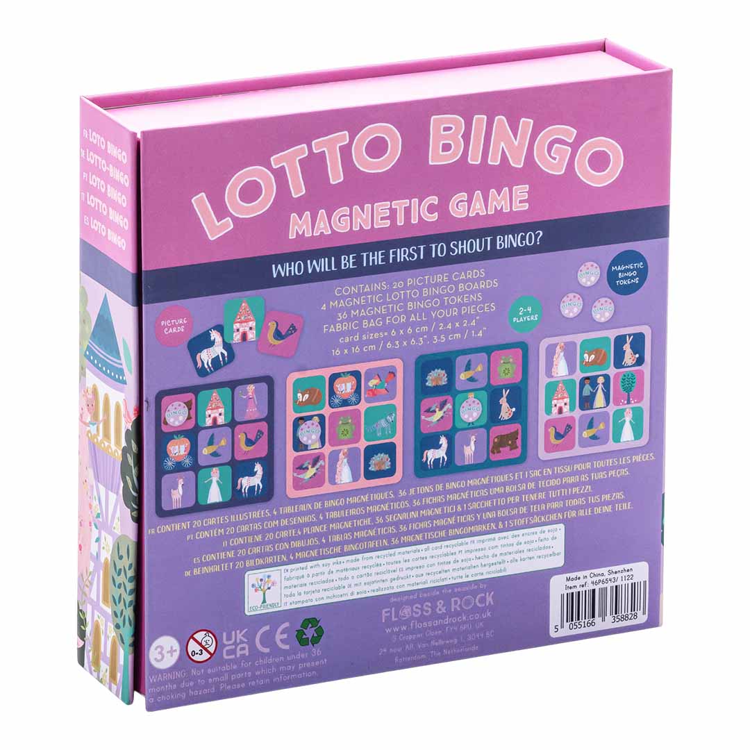 Floss & Rock Magnetic Lotto Bingo – Fairy Tale