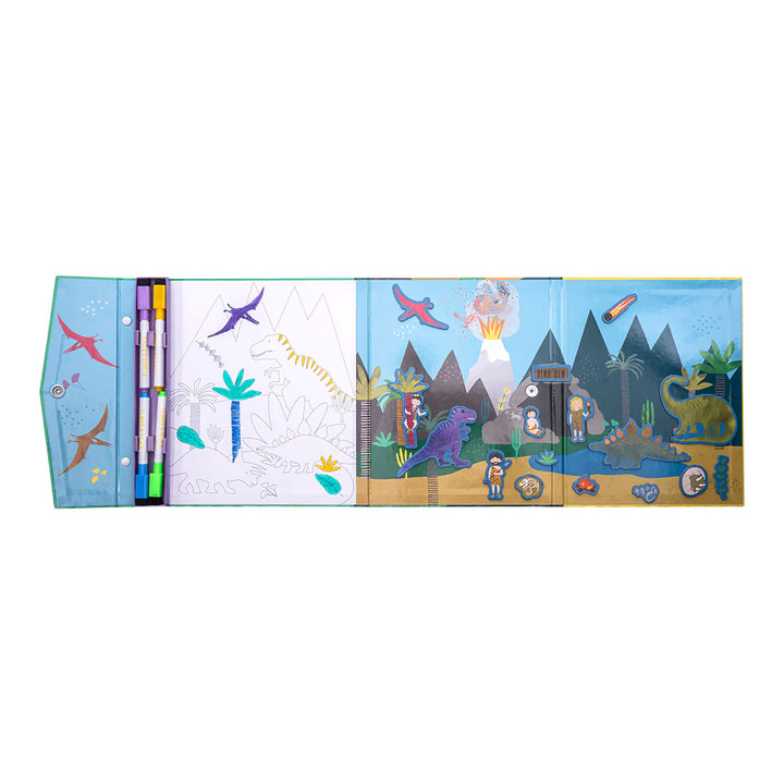 Floss &amp; Rock Magnetic Multi-Play Scene – Dinosaur