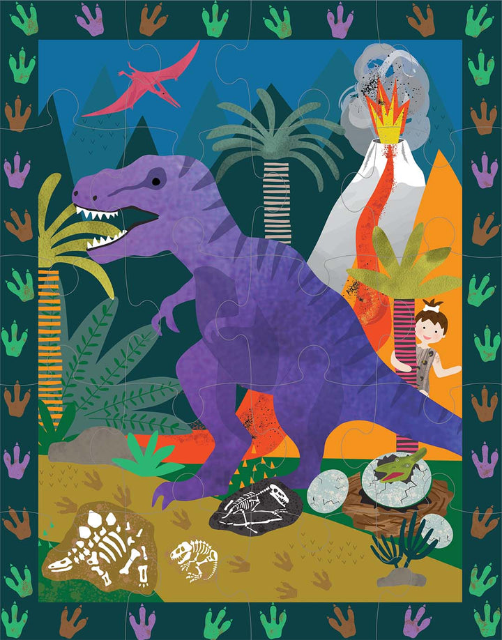 Floss &amp; Rock Magnetic Multi-Play Scene – Dinosaur