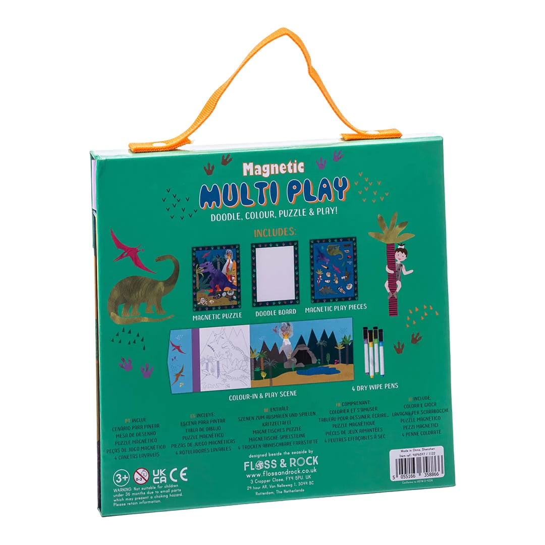 Floss &amp; Rock Magnetic Multi-Play Scene – Dinosaur