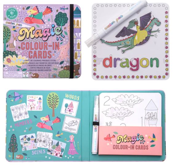 Floss &amp; Rock Magic Colour Changing Water Cards – Fairy Tale