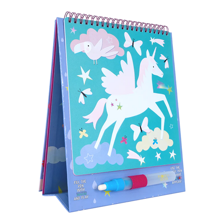 Floss &amp; Rock Magic Colour Changing Water Card Easel &amp; Pen – Fantasy