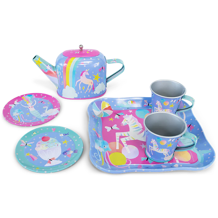 Floss &amp; Rock Tin Tea Set – Fantasy (7 Piece)