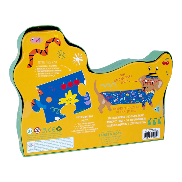 Floss &amp; Rock Pets Shaped Puzzle – 20 Piece