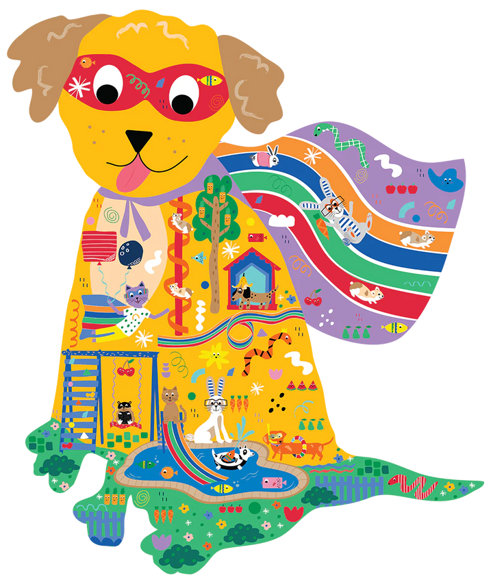Floss &amp; Rock Pets Shaped Puzzle – 40 Piece