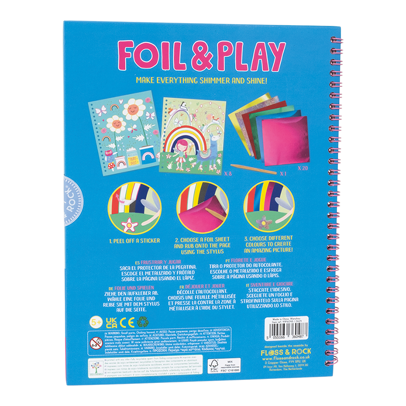 Floss & Rock Foil And Play – Rainbow Fairy