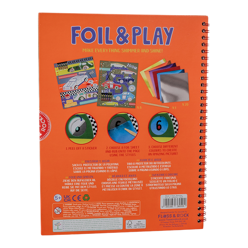 Floss & Rock Foil And Play – Cars