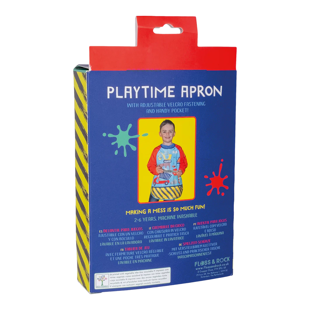 Floss &amp; Rock Playtime Apron – Construction