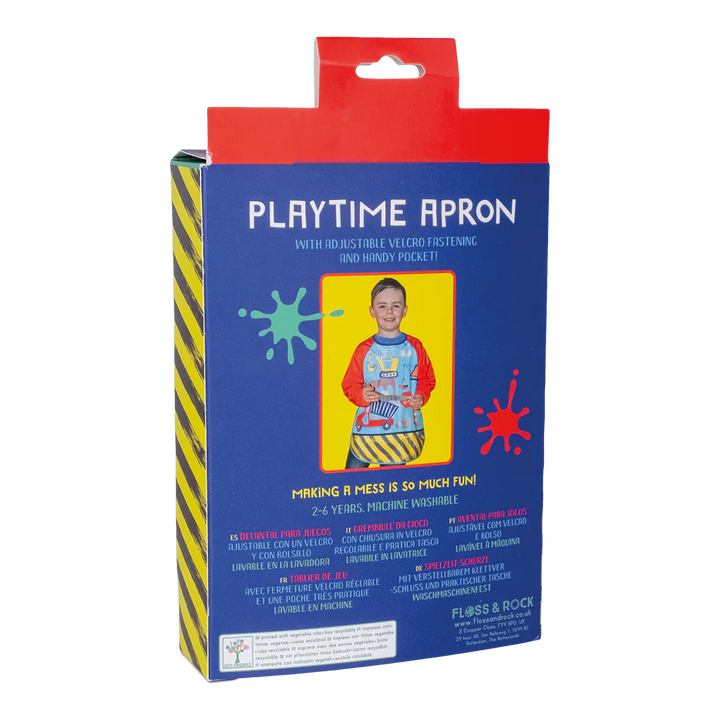 Floss &amp; Rock Playtime Apron – Construction