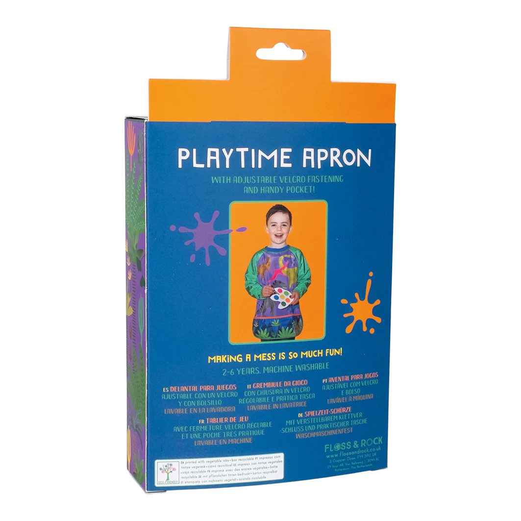 Floss & Rock Playtime Apron – Dino