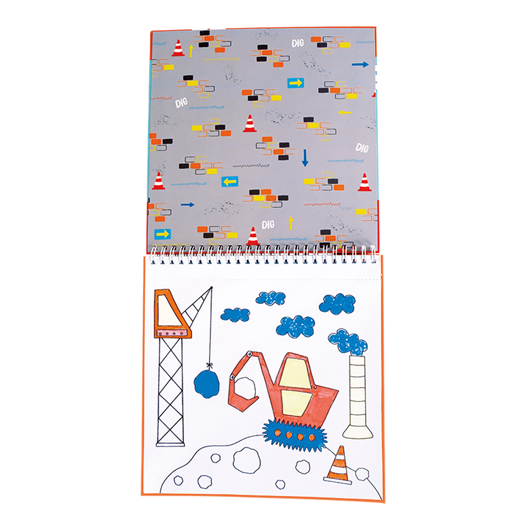 Floss &amp; Rock Magic Colouring Fun – Construction