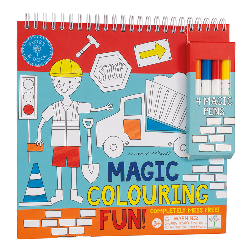 Floss &amp; Rock Magic Colouring Fun – Construction
