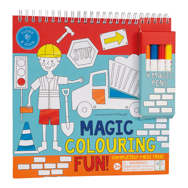 Floss & Rock Magic Colouring Fun – Construction