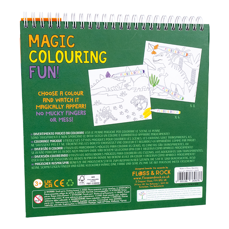 Floss & Rock Magic Colouring Fun – Dino