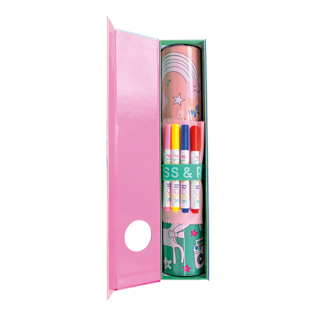 Floss &amp; Rock Colouring Fun &amp; Games Mat – Rainbow Fairy
