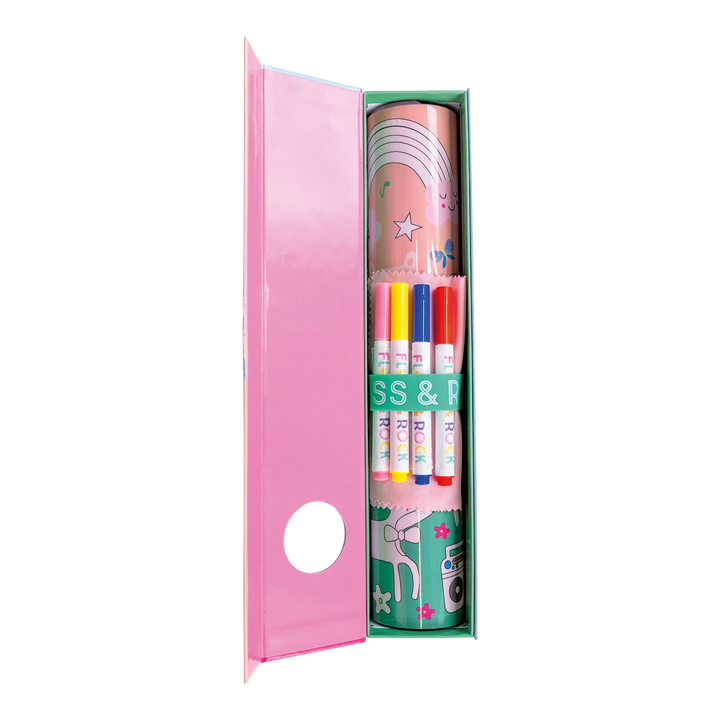 Floss &amp; Rock Colouring Fun &amp; Games Mat – Rainbow Fairy