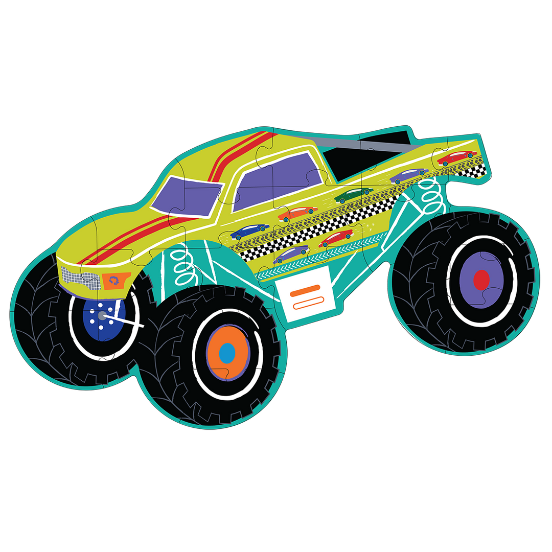 Floss &amp; Rock Cars Shaped Puzzle – 20 Piece