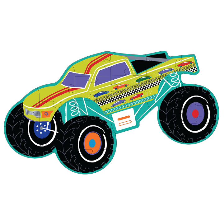 Floss &amp; Rock Cars Shaped Puzzle – 20 Piece