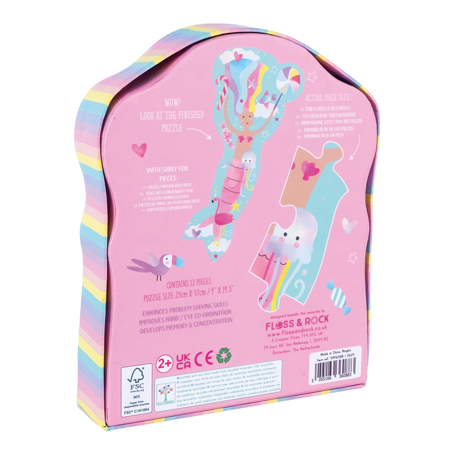 Floss &amp; Rock Fantasy Shaped Puzzle – 12 Piece