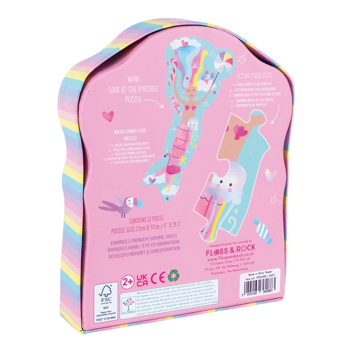 Floss &amp; Rock Fantasy Shaped Puzzle – 12 Piece