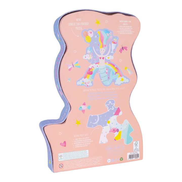 Floss &amp; Rock Fantasy Shaped Puzzle – 40 Piece
